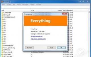 Программа Everything – удобный поиск файлов для Windows Настройка параметров во время установки